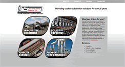 Desktop Screenshot of industrialcontrolsystemsinc.com